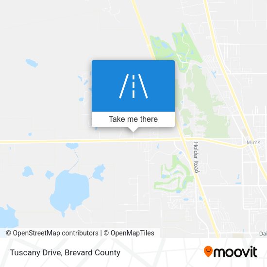 Tuscany Drive map