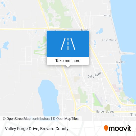 Mapa de Valley Forge Drive