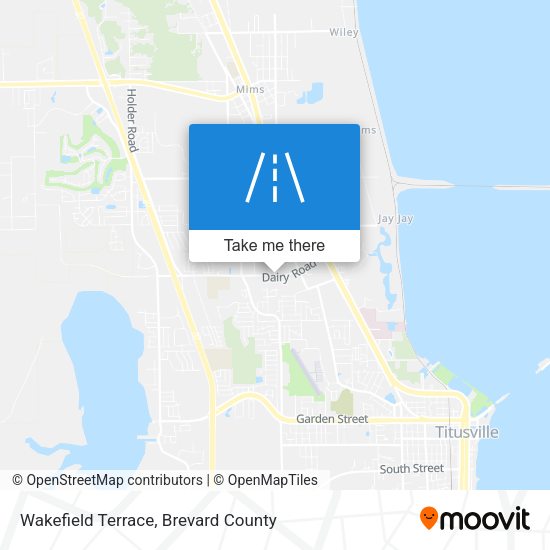 Wakefield Terrace map
