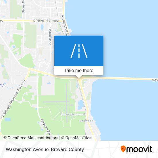 Mapa de Washington Avenue