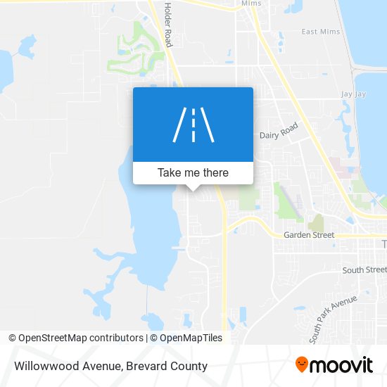 Mapa de Willowwood Avenue