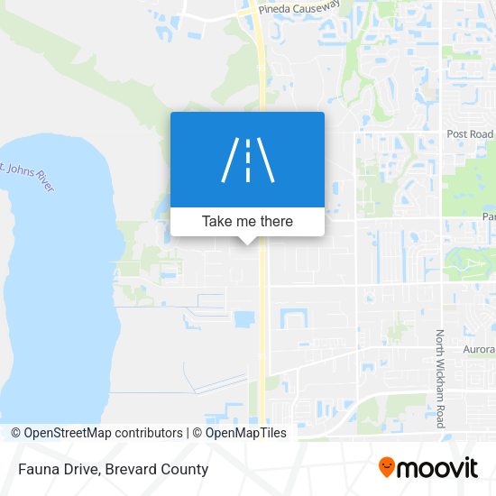 Mapa de Fauna Drive