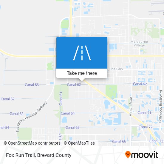 Mapa de Fox Run Trail