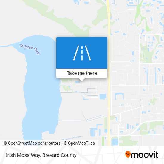 Irish Moss Way map