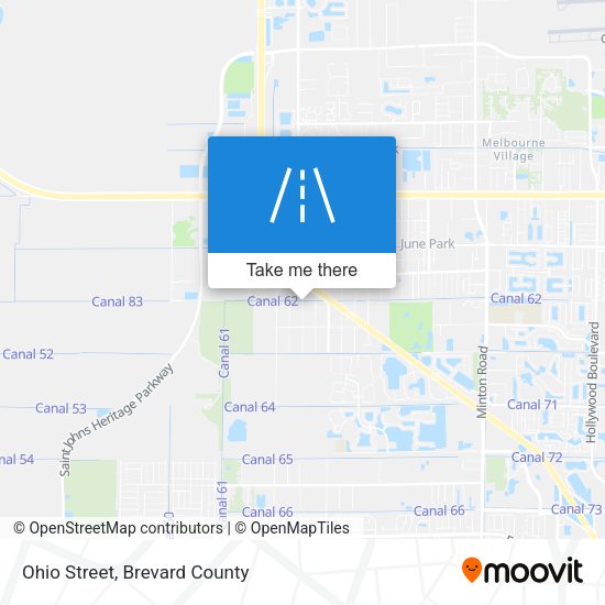 Ohio Street map