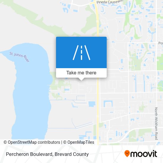 Mapa de Percheron Boulevard