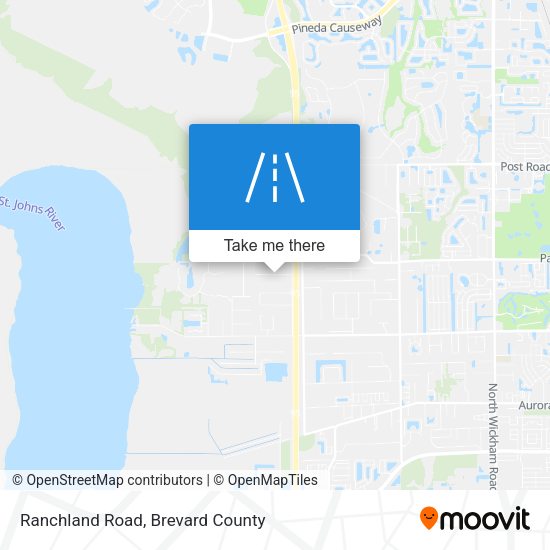 Mapa de Ranchland Road