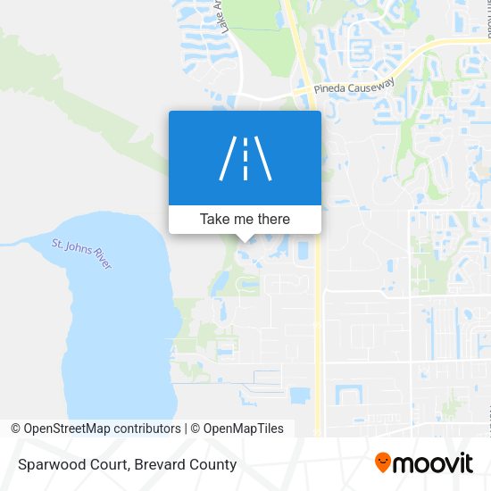 Sparwood Court map