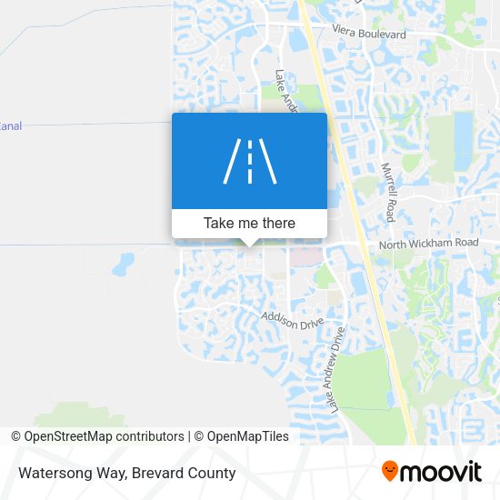Watersong Way map