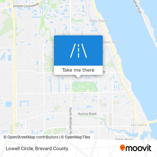 Mapa de Lowell Circle