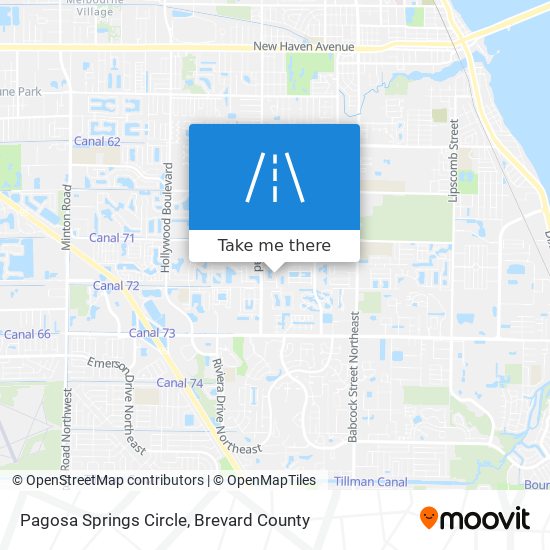 Mapa de Pagosa Springs Circle