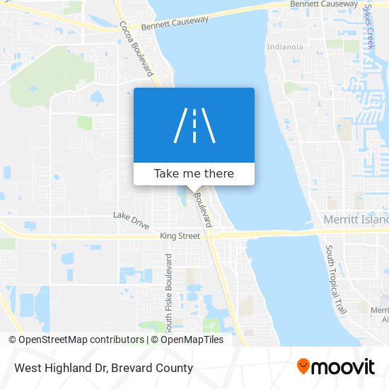 Mapa de West Highland Dr