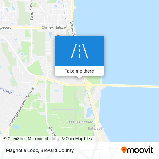 Magnolia Loop map