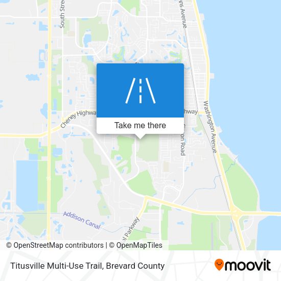 Titusville Multi-Use Trail map