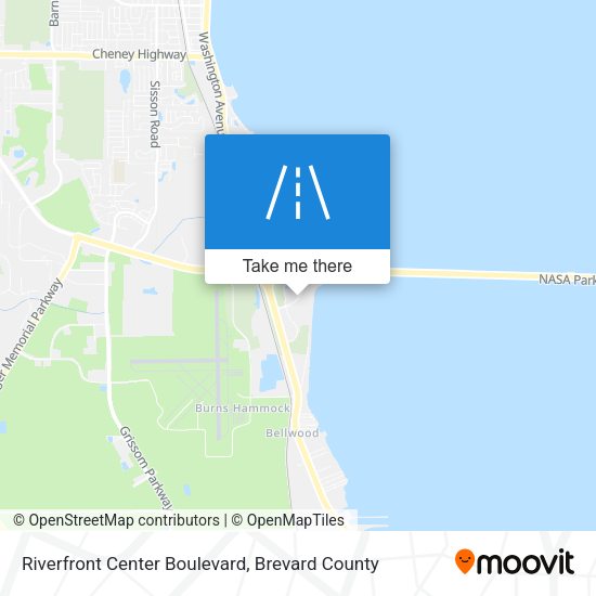 Riverfront Center Boulevard map