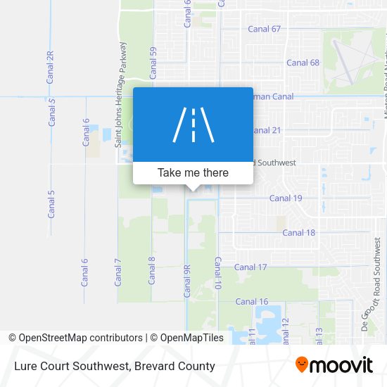 Mapa de Lure Court Southwest
