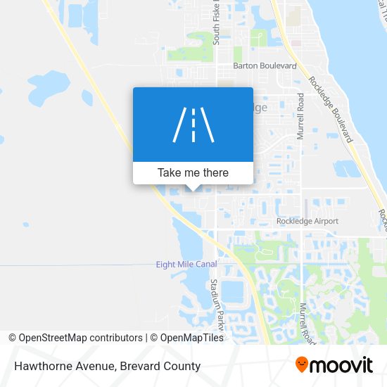 Mapa de Hawthorne Avenue