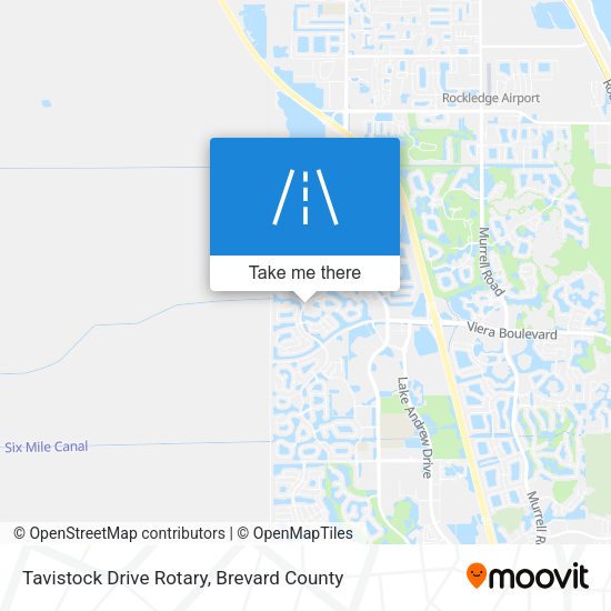 Tavistock Drive Rotary map