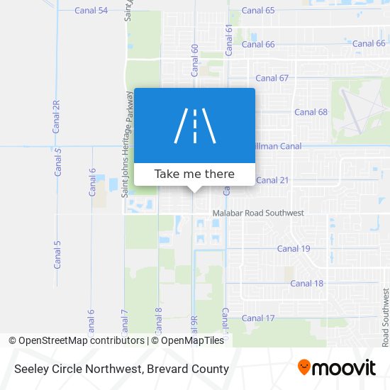 Seeley Circle Northwest map