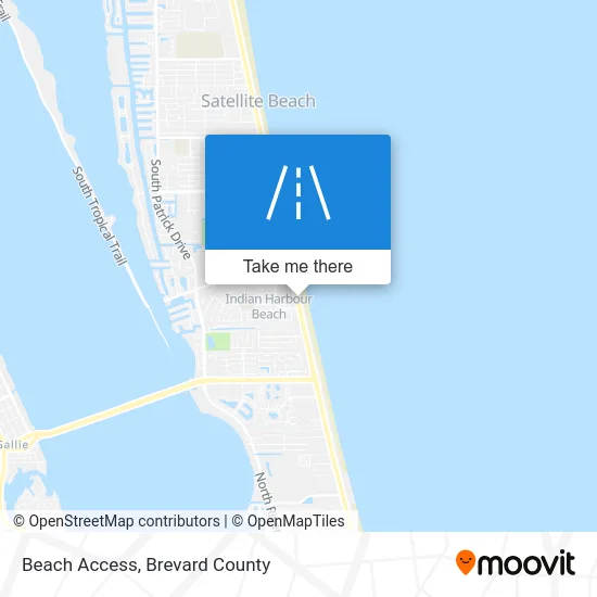 Beach Access map