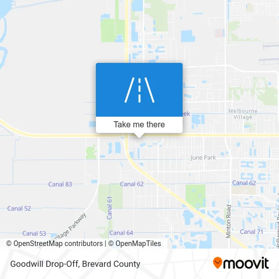 Goodwill Drop-Off map