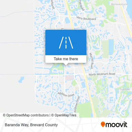 Baranda Way map