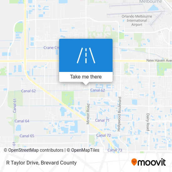 R Taylor Drive map