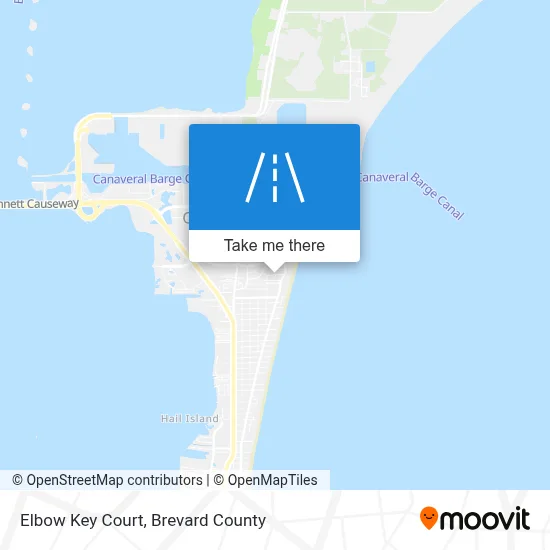 Elbow Key Court map