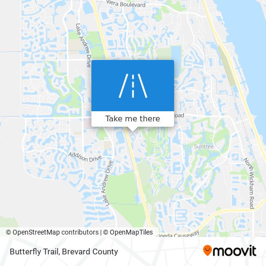 Mapa de Butterfly Trail