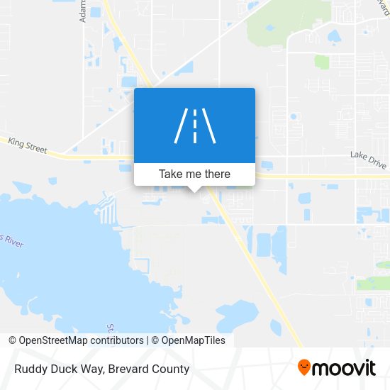 Ruddy Duck Way map