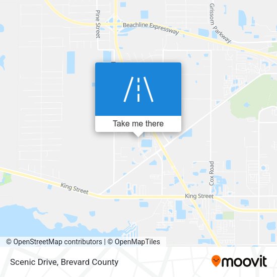 Scenic Drive map