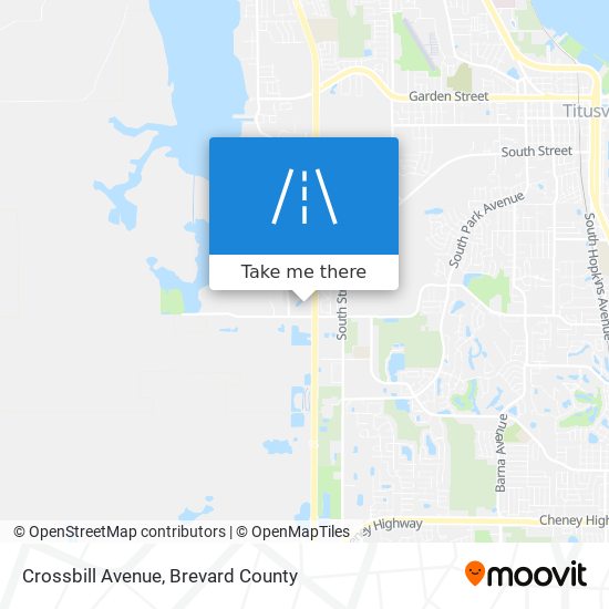 Crossbill Avenue map