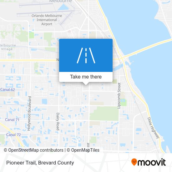 Pioneer Trail map
