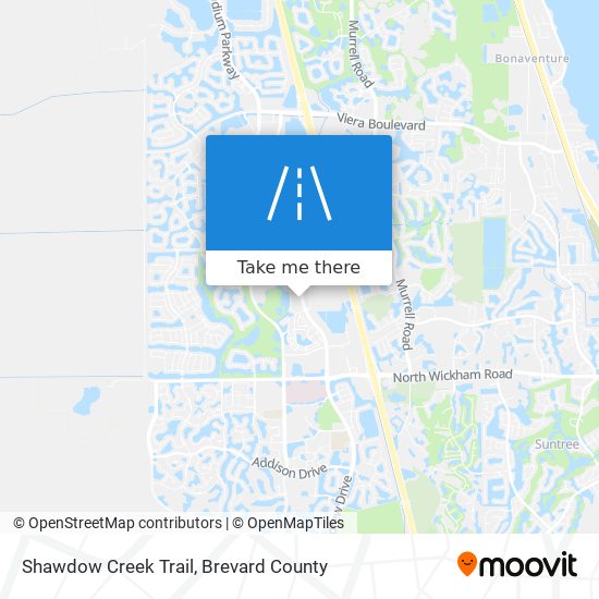 Shawdow Creek Trail map