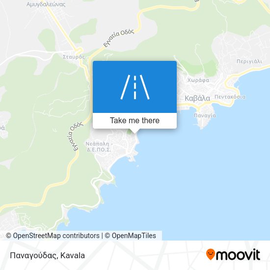 Παναγούδας map