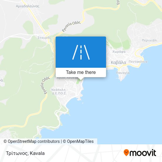 Τρίτωνος map