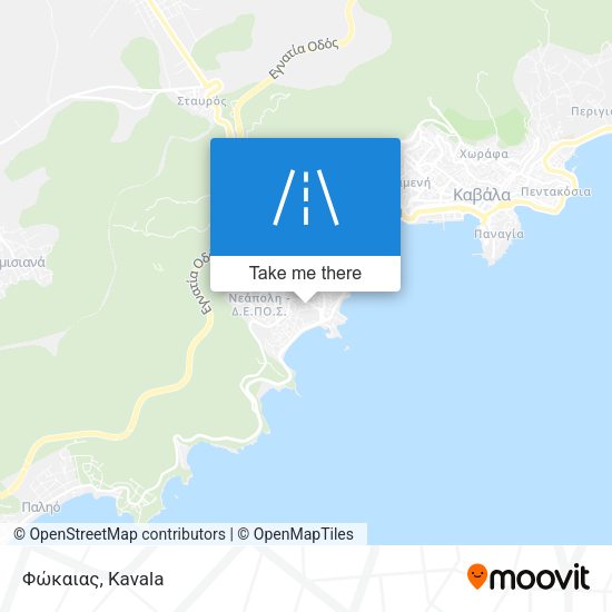 Φώκαιας map