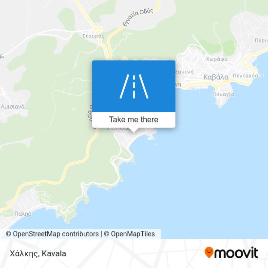 Χάλκης map