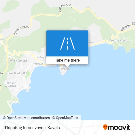 Πάροδος Ιουστινανου map