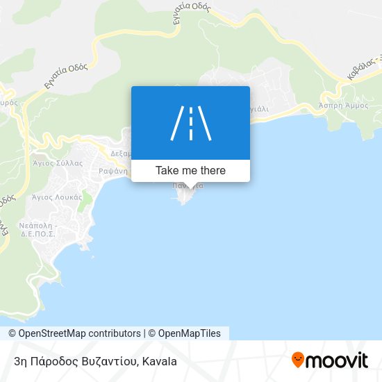 3η Πάροδος Βυζαντίου map
