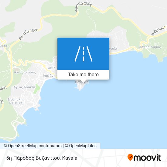 5η Πάροδος Βυζαντίου map