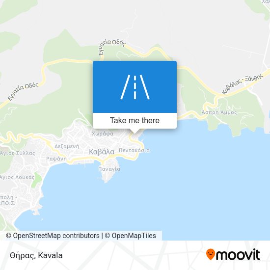 Θήρας map
