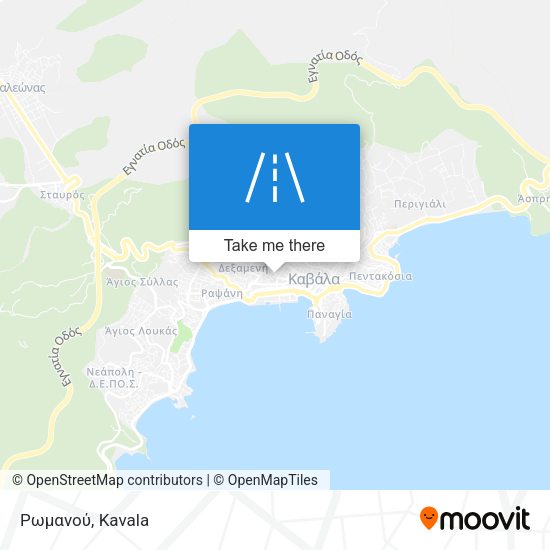 Ρωμανού map