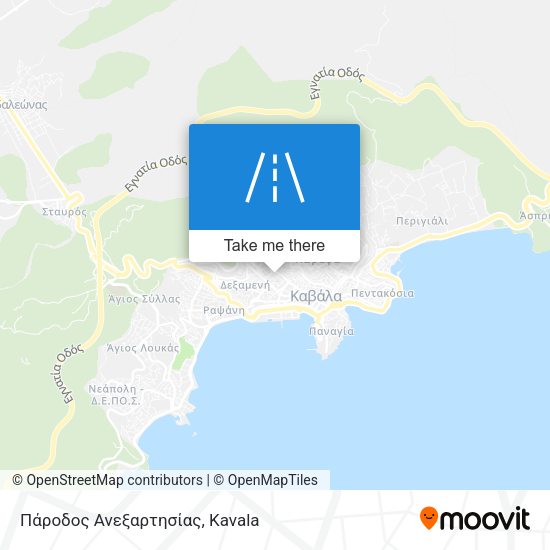 Πάροδος Ανεξαρτησίας map