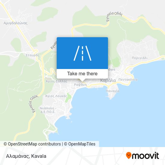 Αλαμάνας map