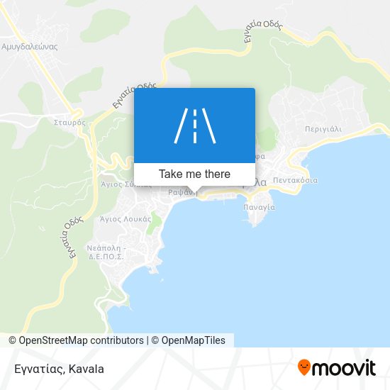 Εγνατίας map
