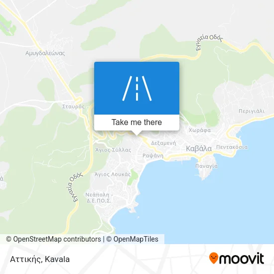 Αττικής map