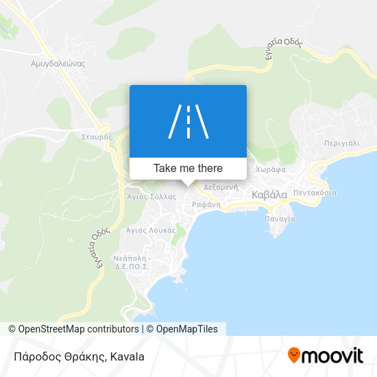 Πάροδος Θράκης map