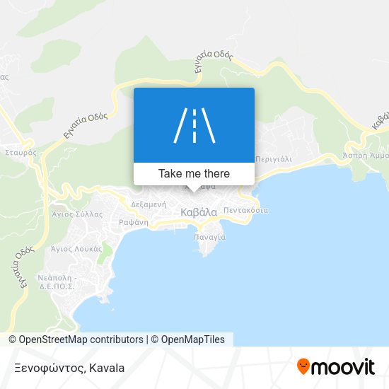 Ξενοφώντος map