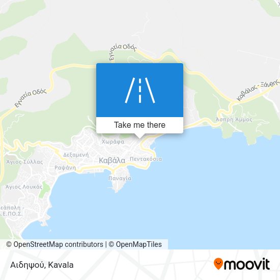 Αιδηψού map